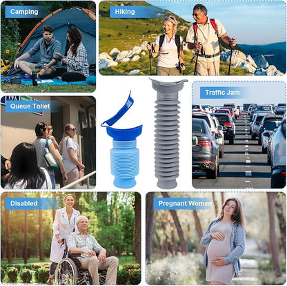 Pee Bottles for Men, Portable Urinal for Men, Collapsible Urine Bottle 750ML - Image 4