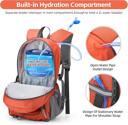 RealCool Hiking Backpack for Men Women, 20L Lightweight Waterproof Travel - Image 5