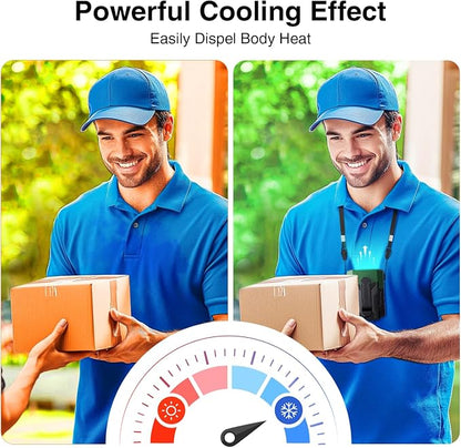 Portable Fan 4000mAh Rechargeable, 4 Speeds 13000RPM Strong Airflow, Personal - Image 5