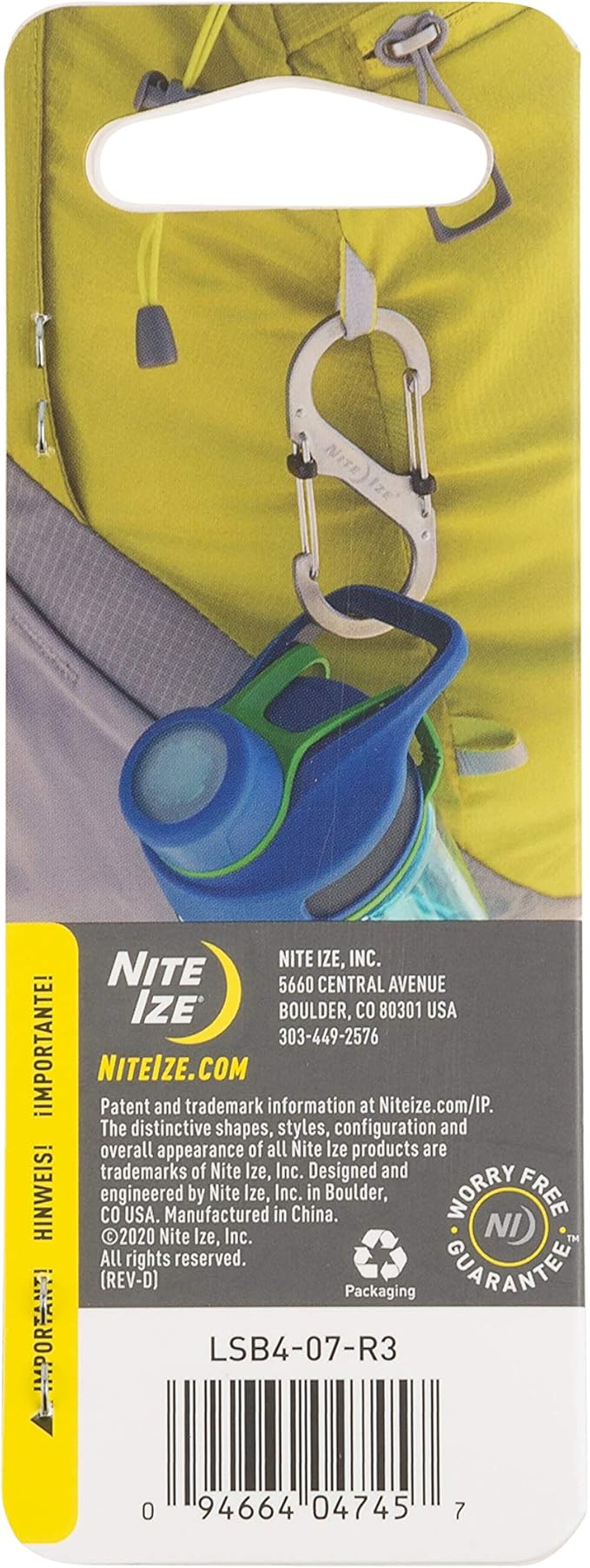Nite IZE S-Biner SlideLock Stainless Steel, Size #4 - Image 5