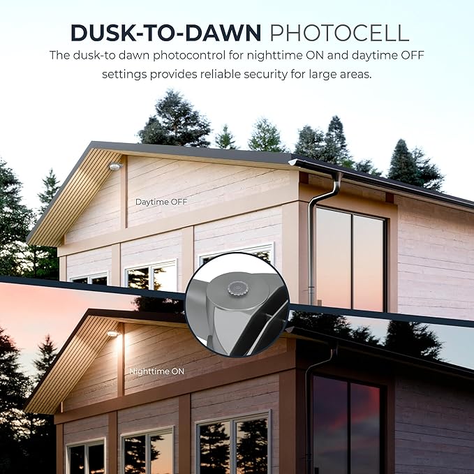 HALO ALB Outdoor Dusk-to-Dawn LED Security Area Light - Image 3