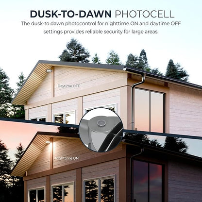 HALO ALB Outdoor Dusk-to-Dawn LED Security Area Light - Image 3