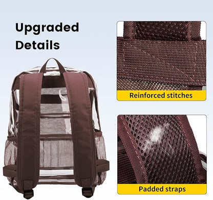 Vorspack Clear Backpack Heavy Duty PVC Transparent Backpack - Image 4