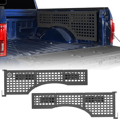 Hooke Road F150 Side Truck Bed MOLLE Panels Cargo Rack by HookeRoad