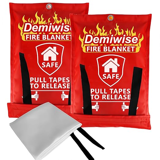 2-Pack Fire Blanket by Demiwise