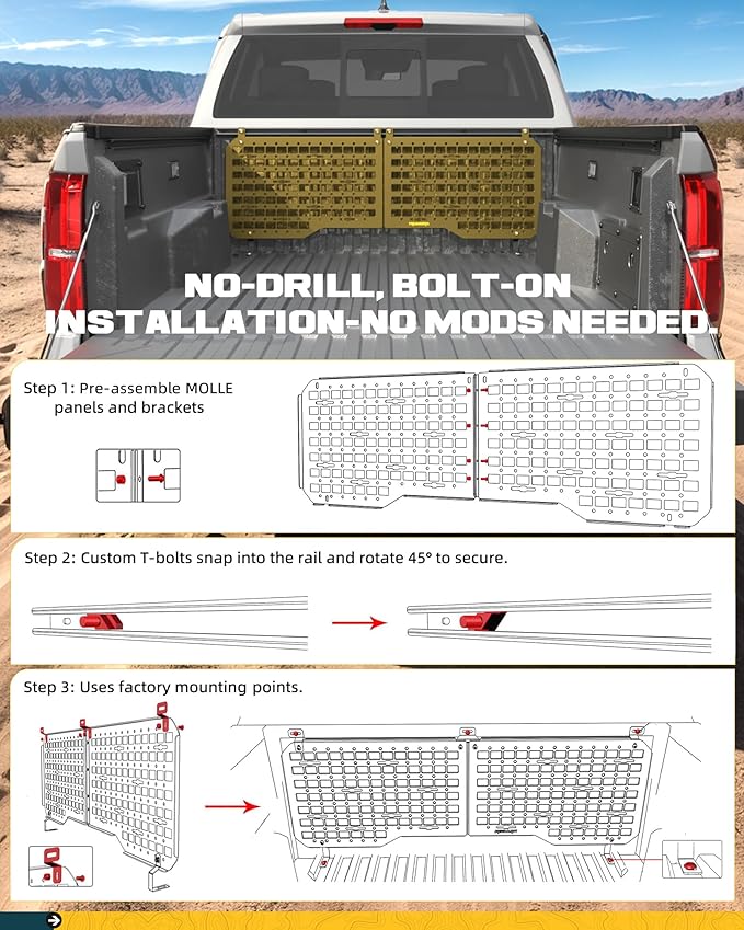 Trumgeta Front Bed MOLLE Panel Fit - Image 5