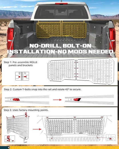 Trumgeta Front Bed MOLLE Panel Fit - Image 5