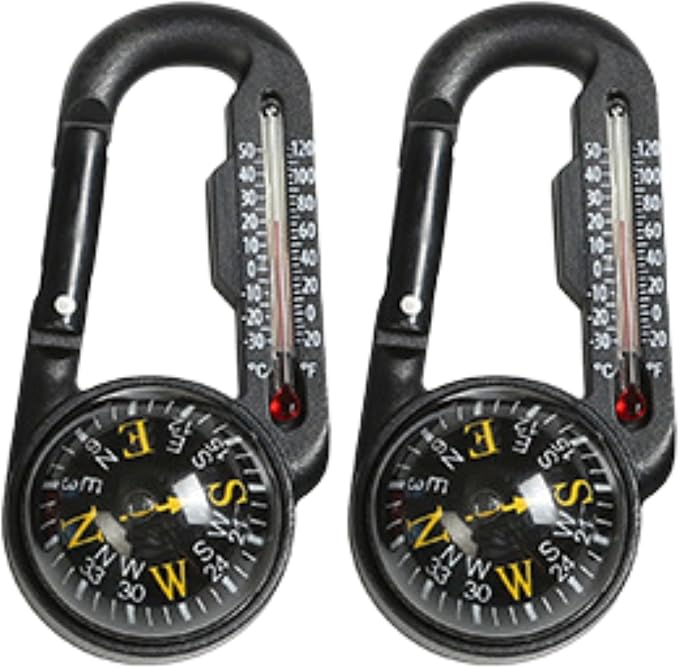 Trekker's Compass Crew Carabiner Compass by Unknown