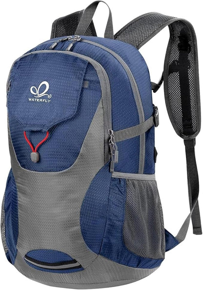WATERFLY Lightweight Packable Hiking Backpack: 30L Foldable Travel Daypack by Waterfly