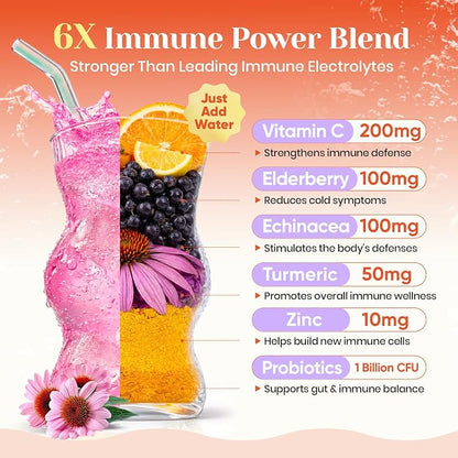 Venture Pal 2-in-1 Hydration + Immune Electrolytes Powder Packets - Image 5