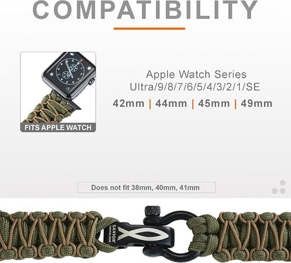 Savior Survival Gear Paracord Watch Band - Image 3