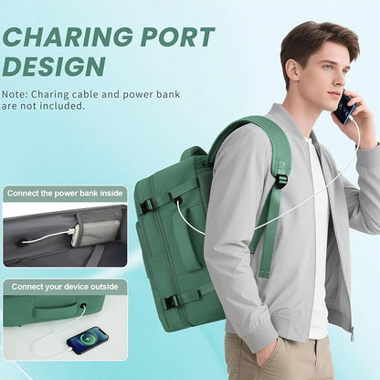 Sinaliy Travel laptop Backpack for Women, Personal Item Size Flight Approved - Image 4