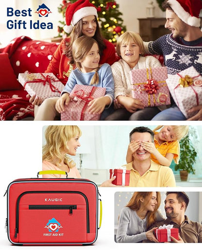 500 PCS First Aid Kit for Travel Camping Car Home Businesses, Well-Organized - Image 9