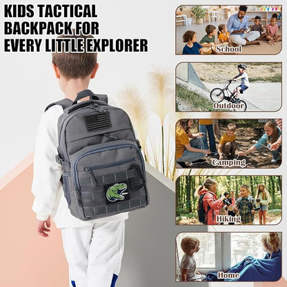 Kids Tactical Backpack Army Molle Bookbag Military Boys Backpack - Image 6