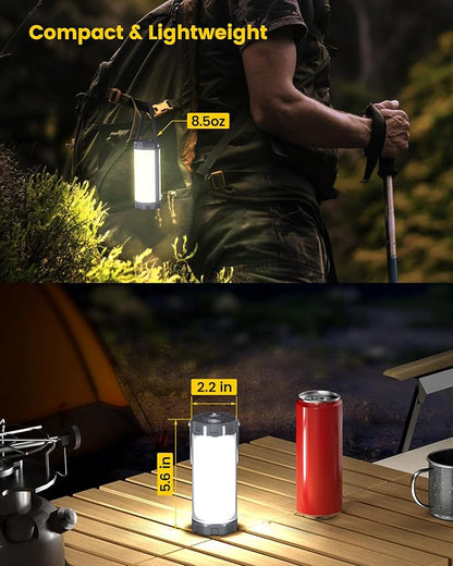 Glocusent 106 LED Camping Lights, 5000mAh Camping Lantern Rechargeable - Image 6
