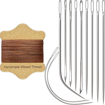 VONEEDL Upholstery Repair Kit: Waxed Sewing Thread & Heavy Duty Needles by VONEEDL