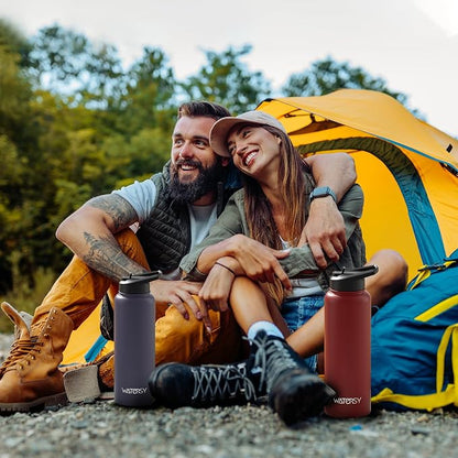 40oz Insulated Water Bottle, BPA Free&Leak Proof, Stainless Steel Water Flask - Image 9