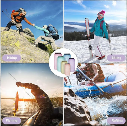 Shappy 6 Pcs Waterproof Dry Bag Set Ultralight Stuff Sack 20/15/10/8/5/3L - Image 6