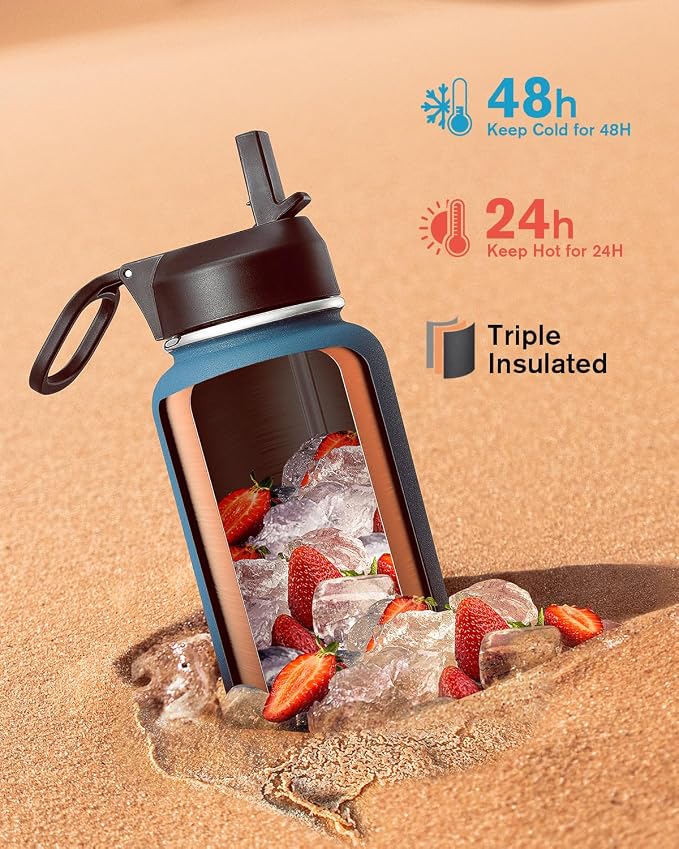 Water Bottle 32 oz Insulated - Image 2
