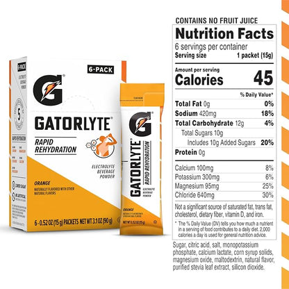 Gatorlyte Powder Orange - Image 2
