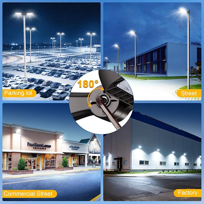 ledmo 480W LED Parking Lot Lights, Professional Super Bright 72000LM - Image 9
