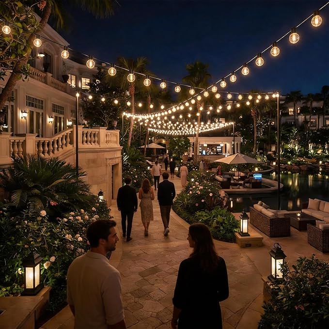 RTTY 200 FT Outdoor String Lights Patio Light - Image 8