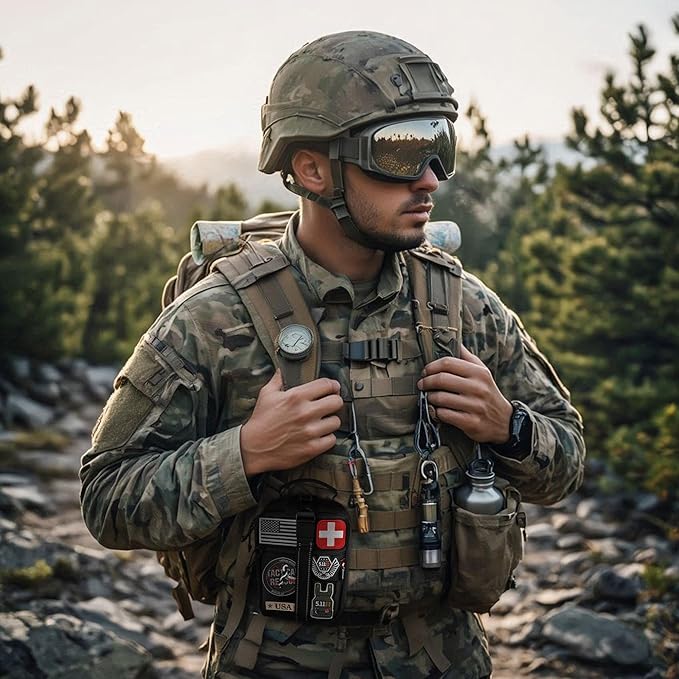 Survival First Aid Kit with Israeli Bandage, Chest Seal, Tourniquet, Tactical - Image 6