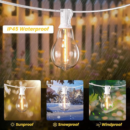 DAMAING Outdoor String Lights 75FT Waterproof Patio Lights - Image 4
