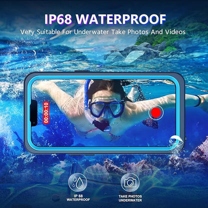 Temdan Compatible with iPhone 13 Case Waterproof, Built-in Screen & Camera - Image 2