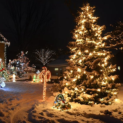 ASENEK Extra Long Christmas Decorative Outdoor String Light 197 Feet 600LED 8 - Image 3