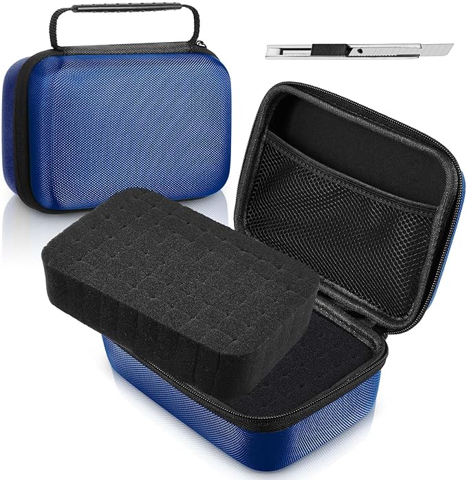 Relaxweex EVA Hard Case with Customizable Foam 7.1 x 4.7 x 3.1 Inch Protective by Relaxweex