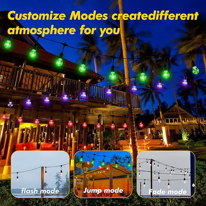 96FT Solar Outdoor String Lights - Image 3