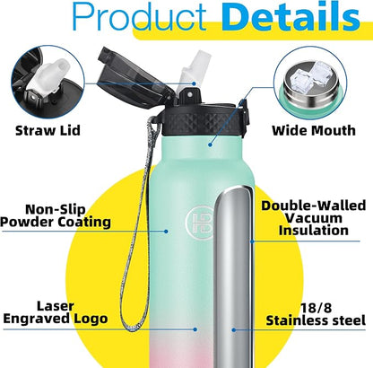 Han's Bottle Sports Water Bottle - 32 Oz - Image 5