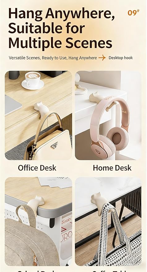 Cat Desk Hook for Kids - Image 6