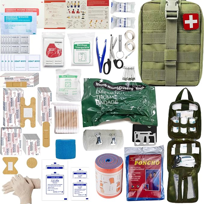 Universal IFAK Trauma First Aid Kit Molle Pouches Emergency Survival Kit by Unknown