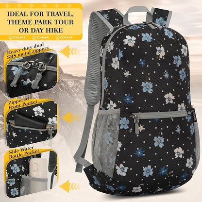 ZOMAKE Ultra Lightweight Hiking Backpack 20L, Packable Small Backpacks Water - Image 4