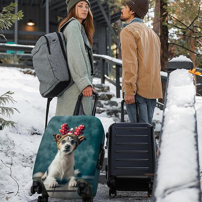 ANNA QUEEN Christmas Dog Luggage Cover, Cute Puppy - Image 2