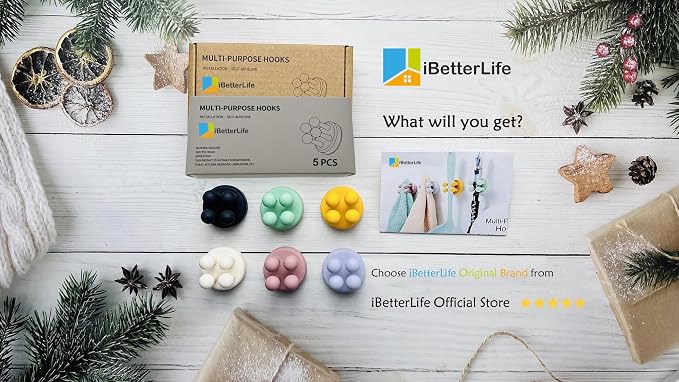 iBetterLife 5Pcs Toothbrush Holders - Image 2