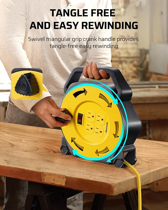 DEWENWILS Extension Cord Reel - Image 5