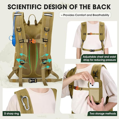 RAINSMORE Tactical Hydration Backpack 18L - Image 6