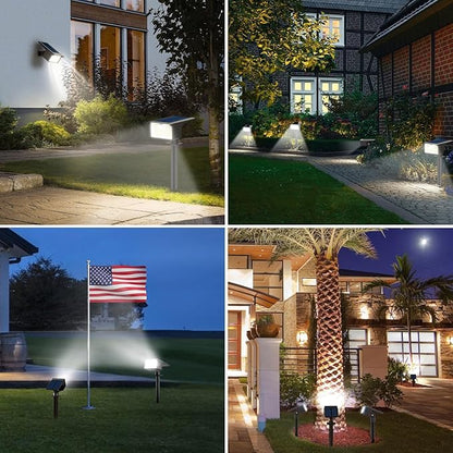 Nipify Solar Spot Lights, 3 Modes 62LED Outdoor Motion Sensor, Waterproof - Image 5