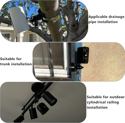 No-Drill Outdoor Security Camera Pole Mount, Universal Pole Mounting Compatible - Image 6
