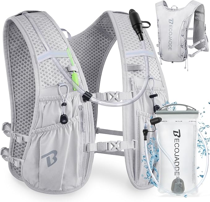 BECOJADDE Running Vest Hydration Backpack by BECOJADDE