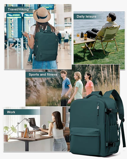 WONHOX Large Travel Backpack Carry on Flight Approved Laptop Work Business - Image 7