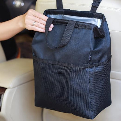 Ginsco New Leak-Proof Travel Car Trash Bag, 3.5 Gallons Large Capacity Hanging by Ginsco