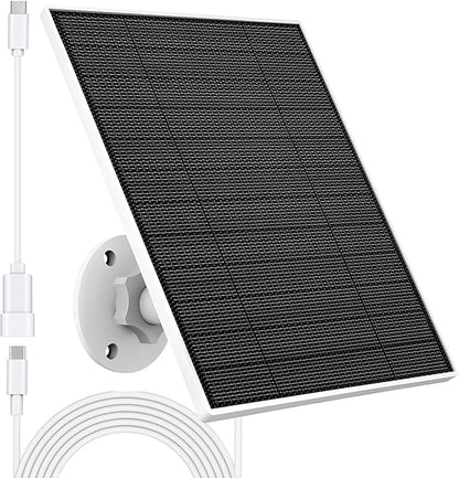 Solar Panel for Eufy Outdoor Camera, 5W Camera Solar Panel Charger Compatible by YCTechCam