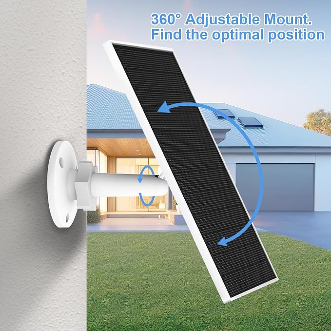 Solar Panel for Eufy Outdoor Camera, Compatible - Image 6