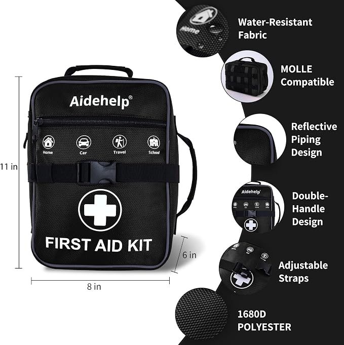 520 Pieces Premium First Aid Kit - Image 4