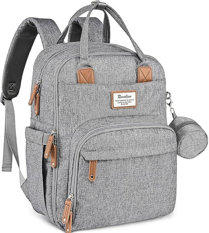 RUVALINO Diaper Bag Backpack-Expandable Baby Bag by RUVALINO