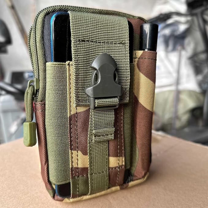 Belt Pouch, Tactical Molle Phone Pouch EDC Utility Pouches Waist Bag, Small - Image 6
